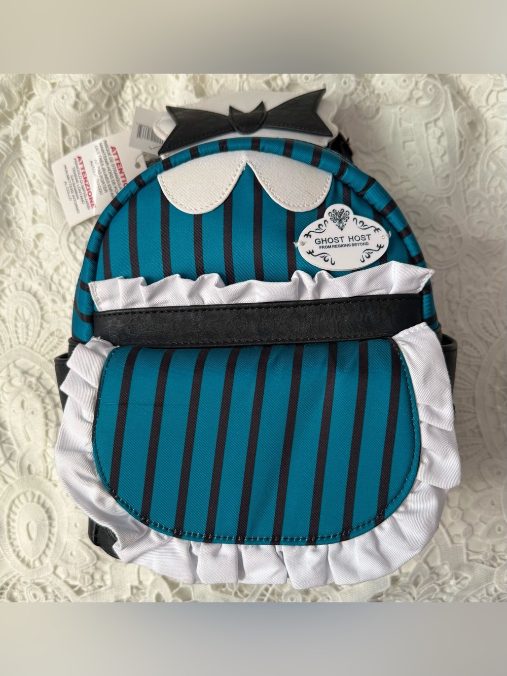 Loungefly Disney Parks Haunted Mansion Ghost Host Maid Mini Backpack
